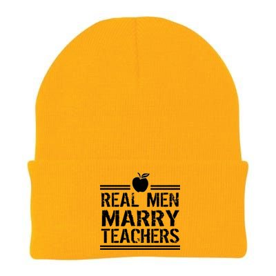 Real Men Marry Teachers Knit Cap Winter Beanie