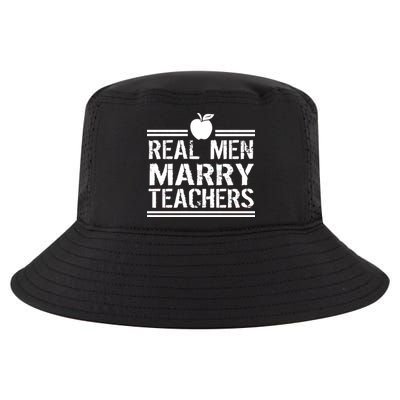 Real Men Marry Teachers Cool Comfort Performance Bucket Hat