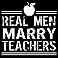 Real Men Marry Teachers Flatbill Hat