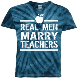 Real Men Marry Teachers Kids Tie-Dye T-Shirt