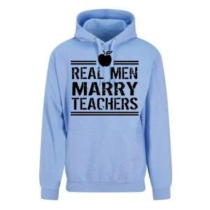 Real Men Marry Teachers Unisex Surf Hoodie