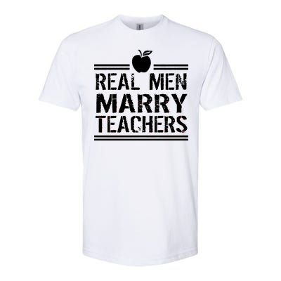 Real Men Marry Teachers Softstyle® CVC T-Shirt