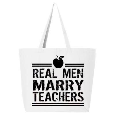 Real Men Marry Teachers 25L Jumbo Tote