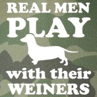 Real Men Play With Their Wieners Legacy Tie Dye Trucker Hat
