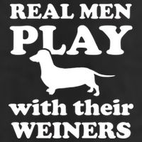 Real Men Play With Their Wieners Cool Comfort Performance Bucket Hat