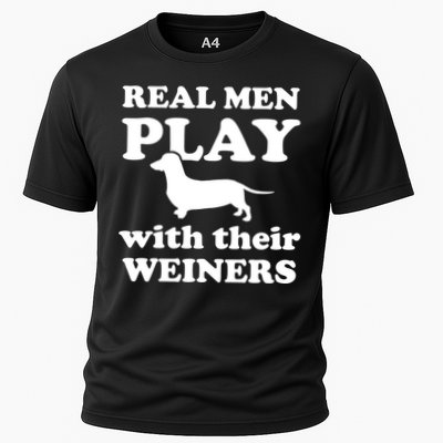 Real Men Play With Their Wieners Performance Shirt