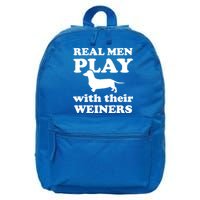 Real Men Play With Their Wieners 16 in Basic Backpack