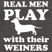 Real Men Play With Their Wieners Vector Backpack