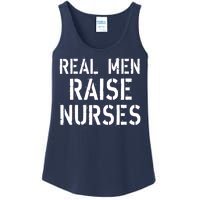 Real Men Raise Nurses Ladies Essential Tank