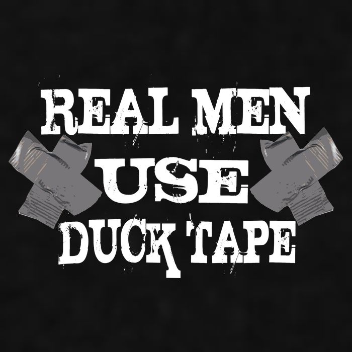 Real Men Use Duck Tape Ladies PosiCharge Tri-Blend Wicking Tank