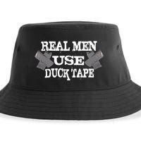 Real Men Use Duck Tape Sustainable Bucket Hat
