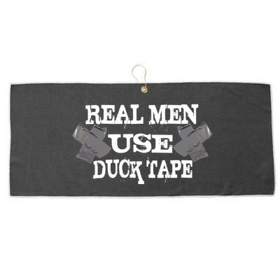 Real Men Use Duck Tape Large Microfiber Waffle Golf Towel