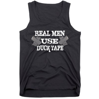Real Men Use Duck Tape Tank Top