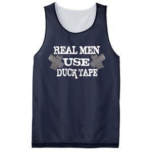 Real Men Use Duck Tape Mesh Reversible Basketball Jersey Tank