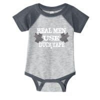 Real Men Use Duck Tape Infant Baby Jersey Bodysuit