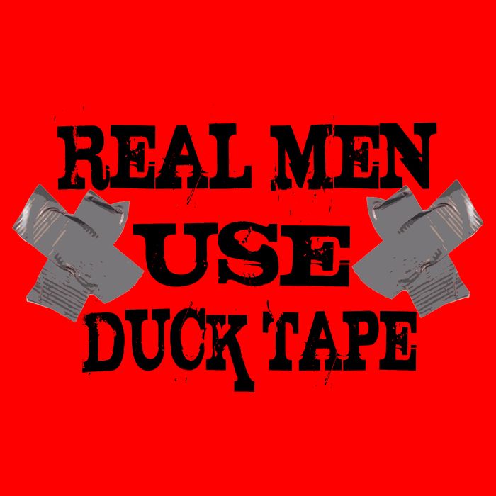 Real Men Use Duck Tape 16oz Travel Tumbler