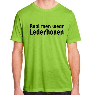 Real Men Wear Lederhosen Adult ChromaSoft Performance T-Shirt