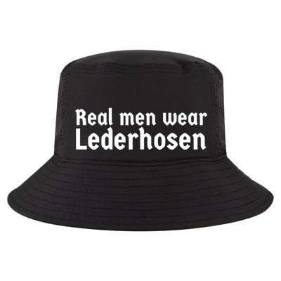 Real Men Wear Lederhosen Cool Comfort Performance Bucket Hat