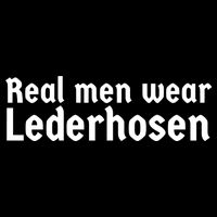 Real Men Wear Lederhosen 16 in Basic Backpack