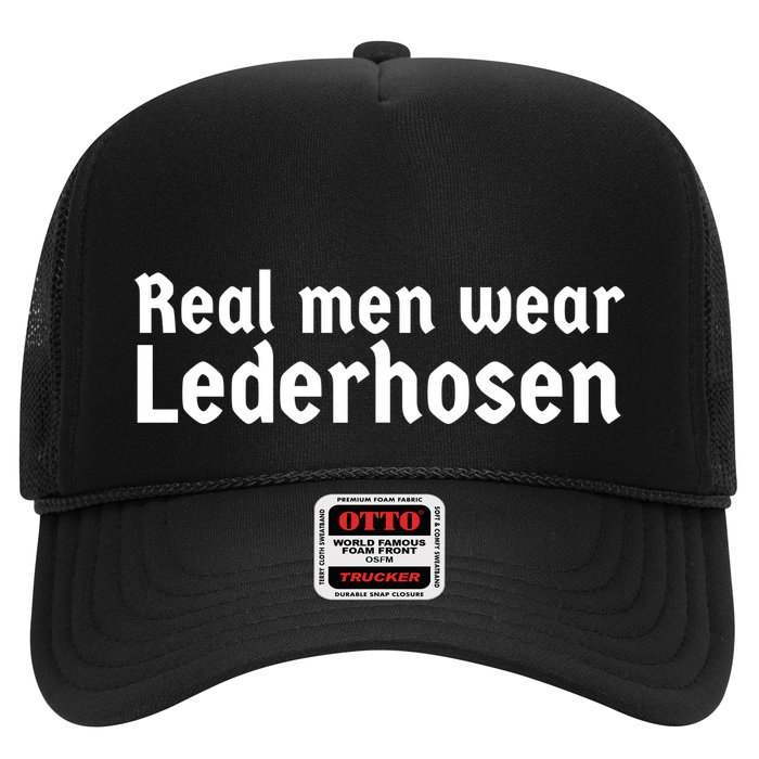 Real Men Wear Lederhosen Trucker Hat