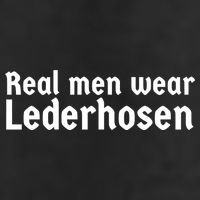 Real Men Wear Lederhosen Trucker Hat