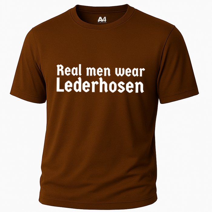 Real Men Wear Lederhosen Cooling Performance Crew T-Shirt