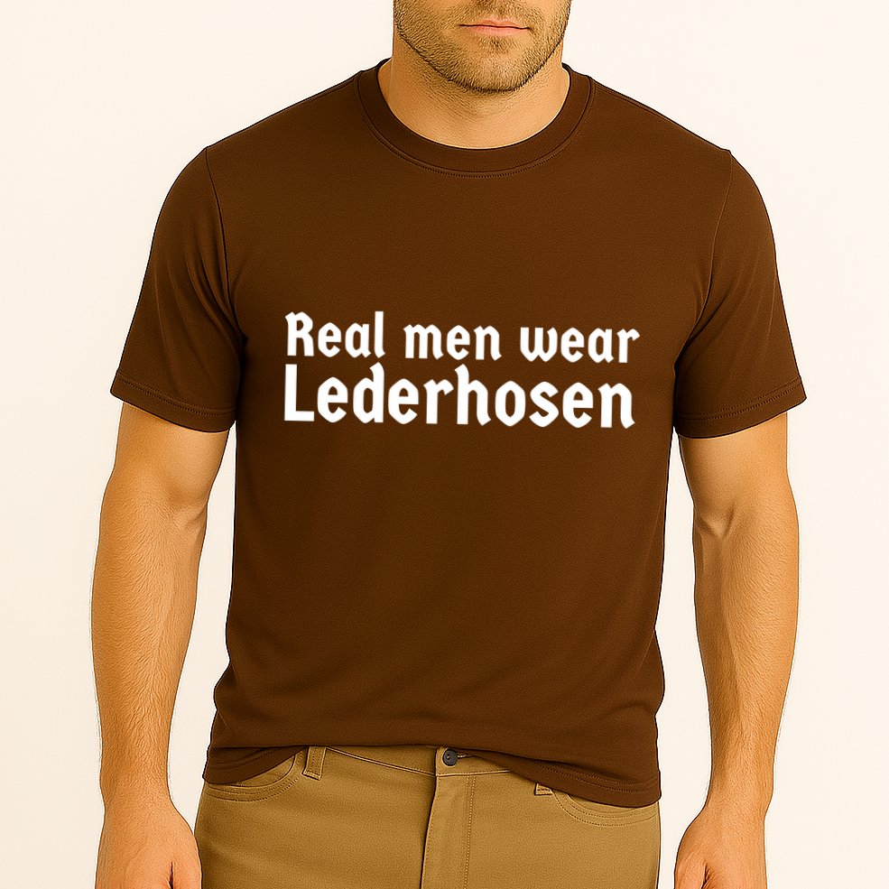 Real Men Wear Lederhosen Cooling Performance Crew T-Shirt