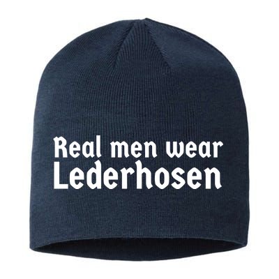 Real Men Wear Lederhosen Sustainable Beanie