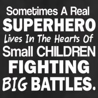 Real Superhero Hearts of Children Fighting Big Battles Cool Comfort Performance Bucket Hat