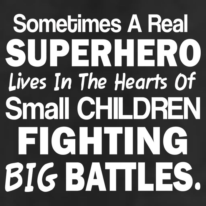 Real Superhero Hearts of Children Fighting Big Battles Cool Comfort Performance Bucket Hat