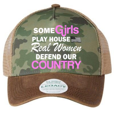 Real Women Defend Our Country Legacy Tie Dye Trucker Hat