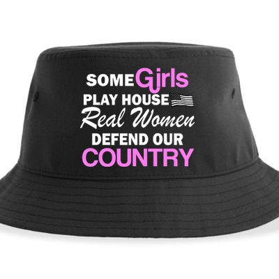 Real Women Defend Our Country Sustainable Bucket Hat