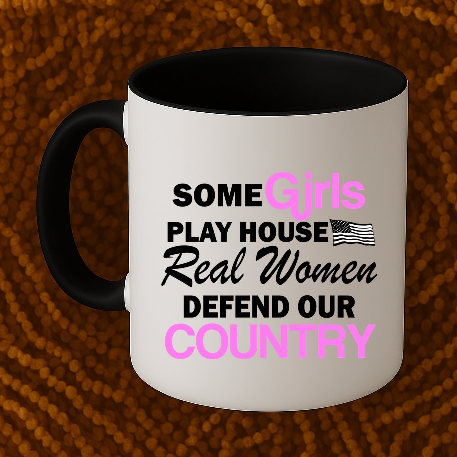 Real Women Defend Our Country Mug