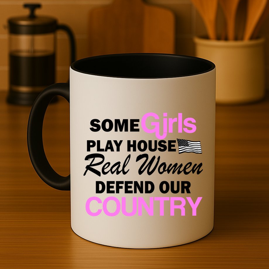Real Women Defend Our Country Mug
