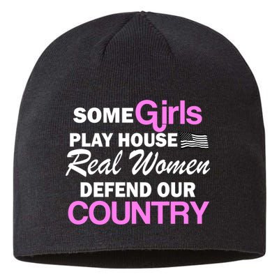 Real Women Defend Our Country Sustainable Beanie