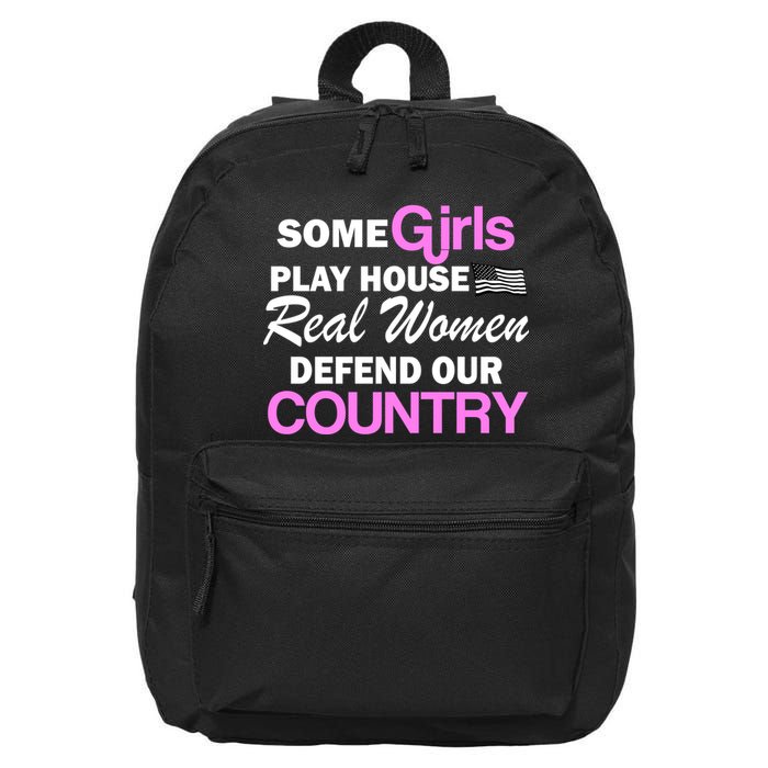Real Women Defend Our Country 16 in Basic Backpack