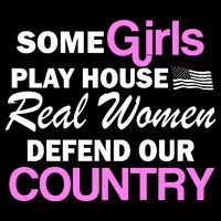 Real Women Defend Our Country 16 in Basic Backpack