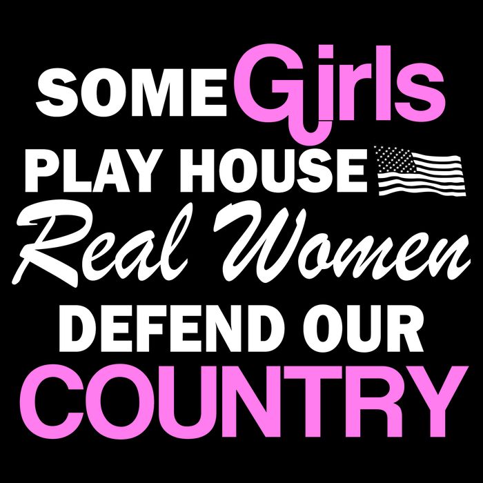 Real Women Defend Our Country 16 in Basic Backpack