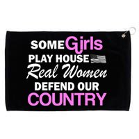 Real Women Defend Our Country Grommeted Golf Towel