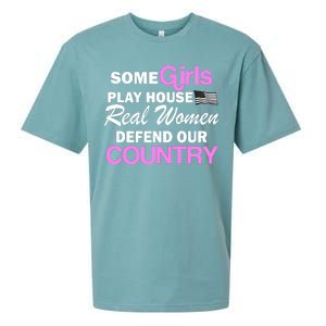 Real Women Defend Our Country Sueded Cloud Jersey T-Shirt