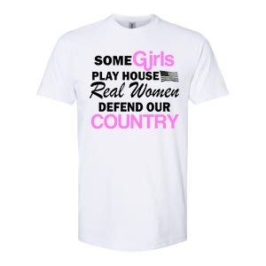 Real Women Defend Our Country Softstyle CVC T-Shirt