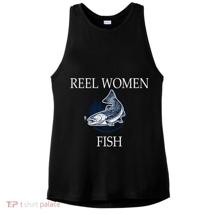 Real Women Fish Ladies PosiCharge Tri-Blend Wicking Tank