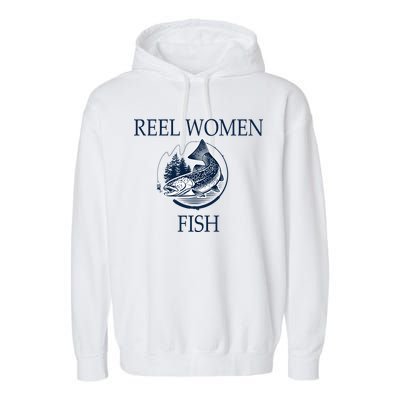 Real Women Fish Garment-Dyed Fleece Hoodie