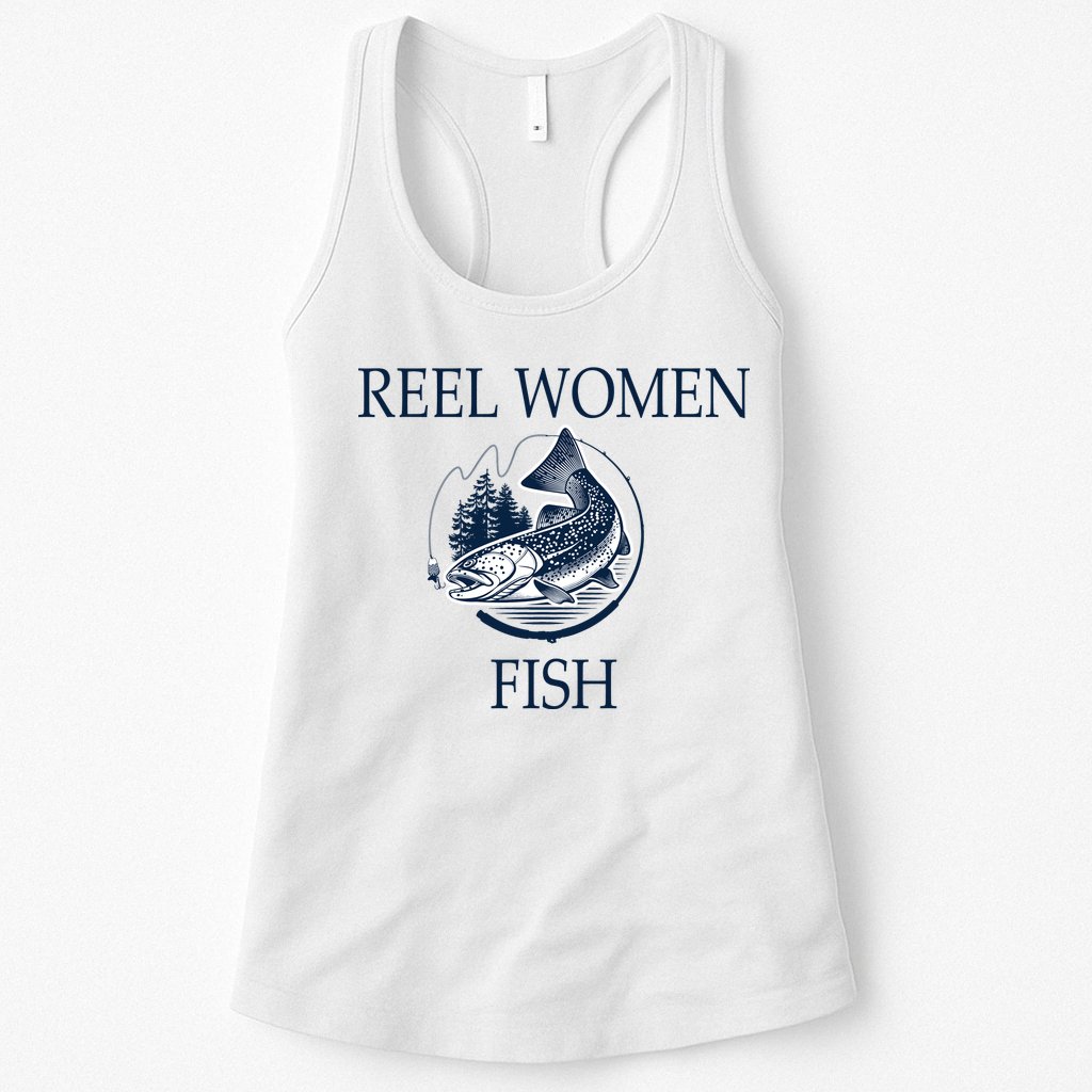 Real Women Fish Womens Tank Top