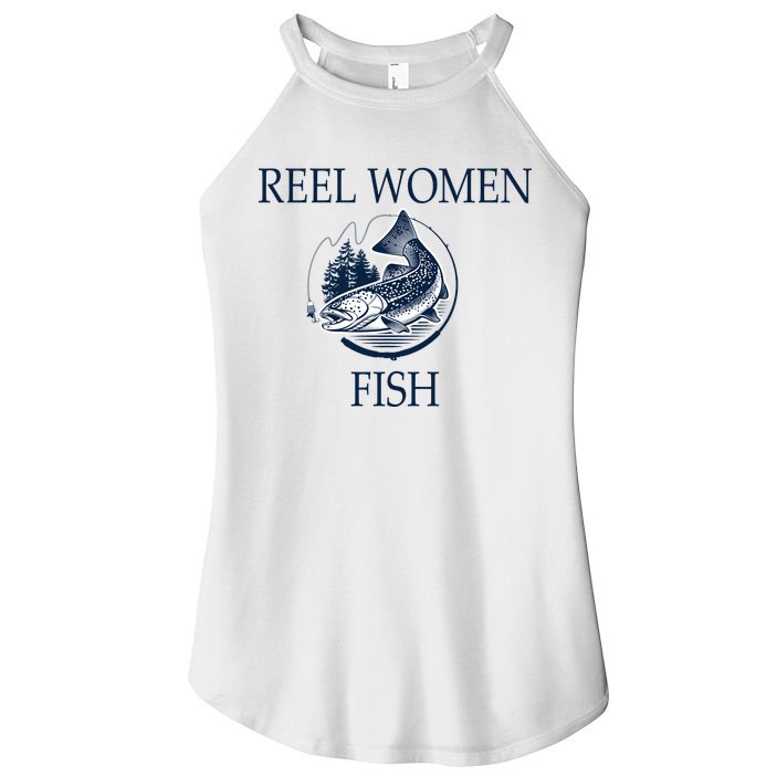 Real Women Fish Women's Perfect Tri Rocker Tank