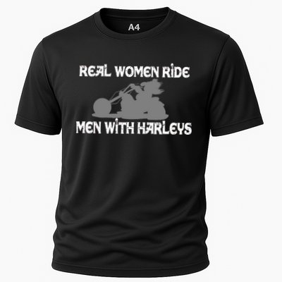 Real Women Ride Men With Harleys Performance Shirt