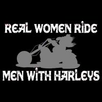 Real Women Ride Men With Harleys Cooling Performance Crew T-Shirt