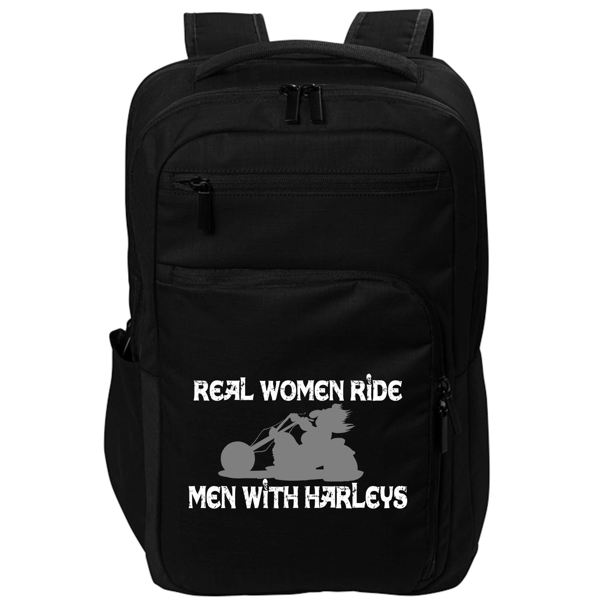 Real Women Ride Men With Harleys Impact Tech Backpack