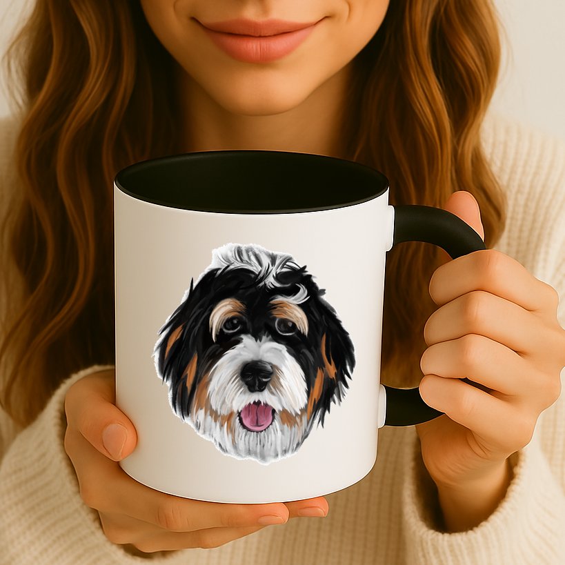 Realistic Dog Face Mug