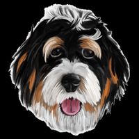 Realistic Dog Face Drawstring Bag